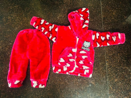 Keep your baby warm and cozy with this winter wear woollen set, designed for ultimate comfort and style during the chilly season.