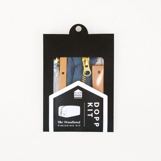 Woodland Dopp Kit Leather + Hardware Kit