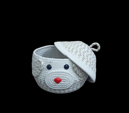 Woven Storage Basket with Cap /Christmas Special Baskets