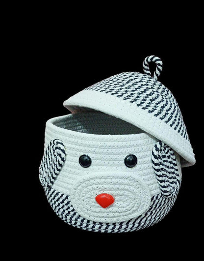Woven Storage Basket with Cap /Christmas Special Baskets