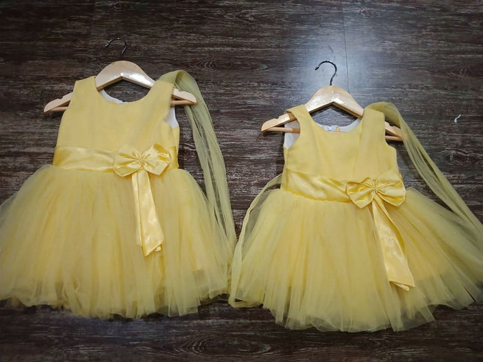 Yellow Party Wear Frock