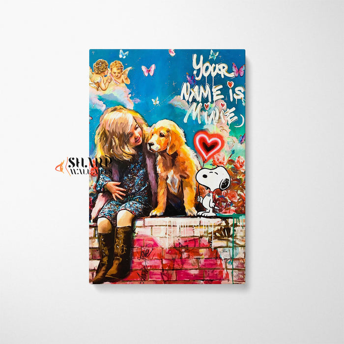 Your Name Is Minie Canvas Wall Art