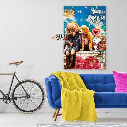 Your Name Is Minie Canvas Wall Art