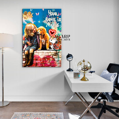 Your Name Is Minie Canvas Wall Art