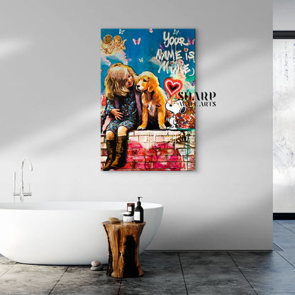 Your Name Is Minie Canvas Wall Art