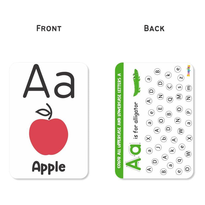 ZOOPLAY Alphabet Flashcards with Activity
