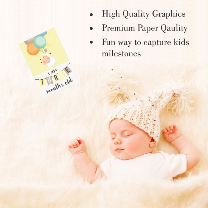ZOOPLAY Baby Milestones Flashcards -Pack of 24