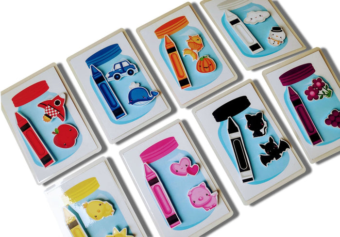 ZOOPLAY Colour Sorting Activity Mats (10 Colours Included)