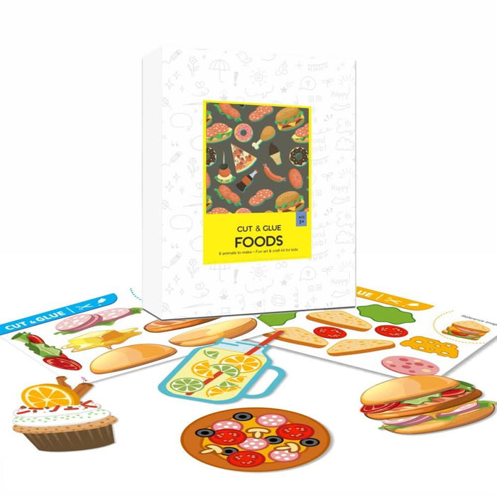 ZOOPLAY Cut & Glue Activity - Food