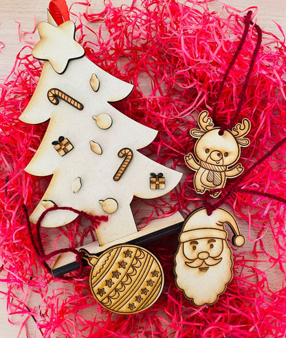 ZOOPLAY DIY Christmas Tree and Ornaments