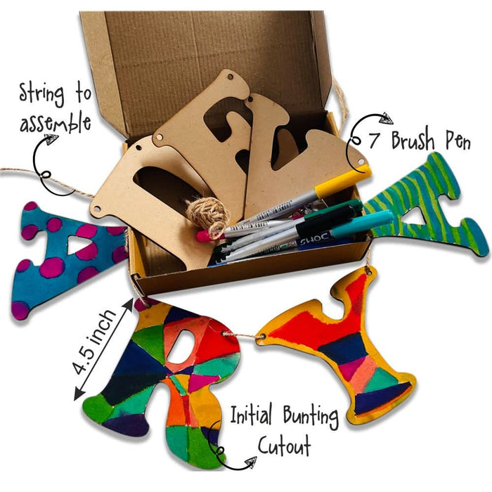 ZOOPLAY DIY Name Bunting Activity