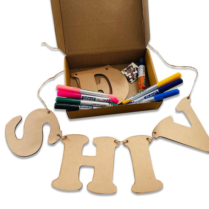 ZOOPLAY DIY Name Bunting Activity