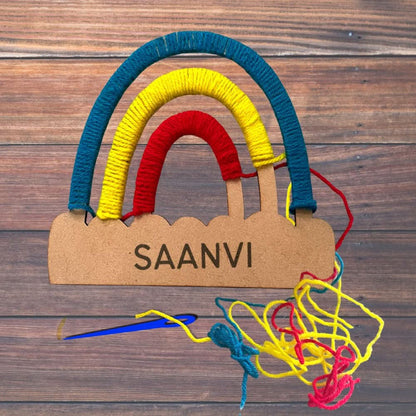 ZOOPLAY DIY Rainbow Yarn Craft Kit - Personalised