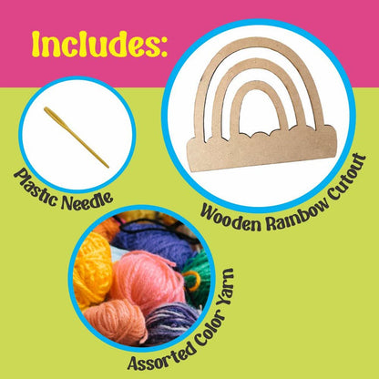 ZOOPLAY DIY Rainbow Yarn Craft Kit - Personalised