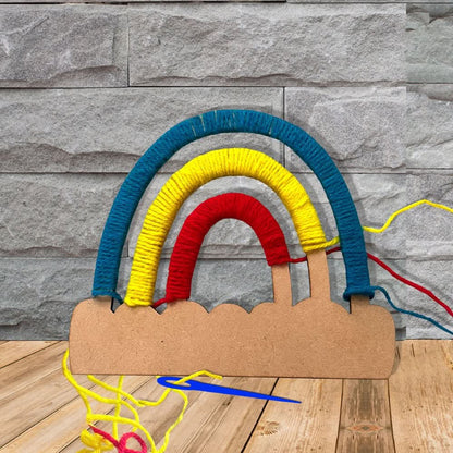 ZOOPLAY DIY Rainbow Yarn Craft Kit