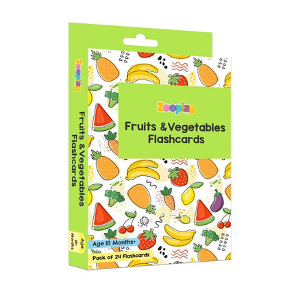 ZOOPLAY Fruits and Vegetables Flashcards