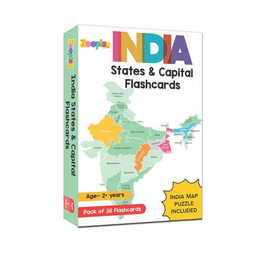 ZOOPLAY India States and Union Territories Flashcards