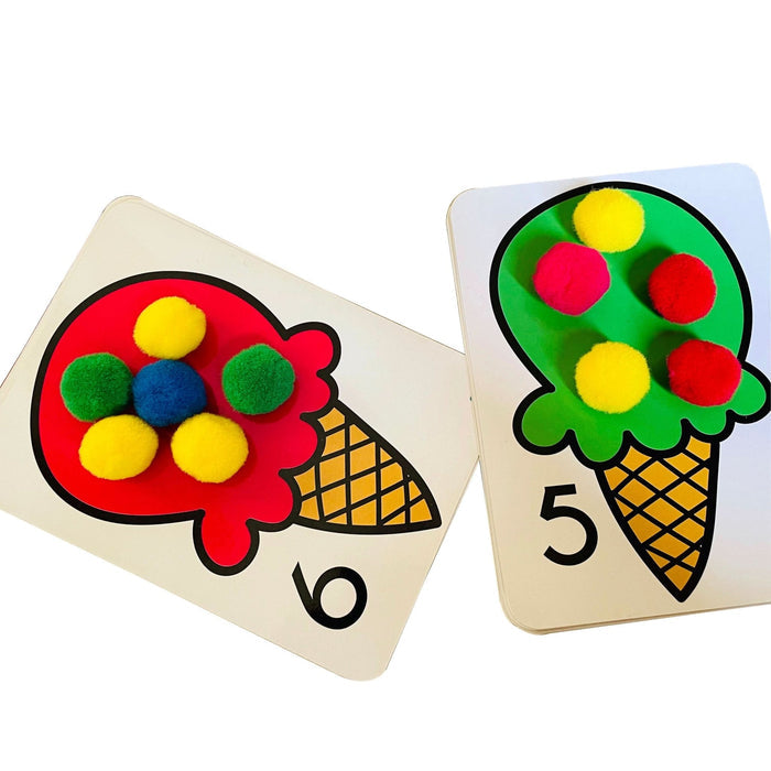 ZOOPLAY Number Flashcards and Counting Activity