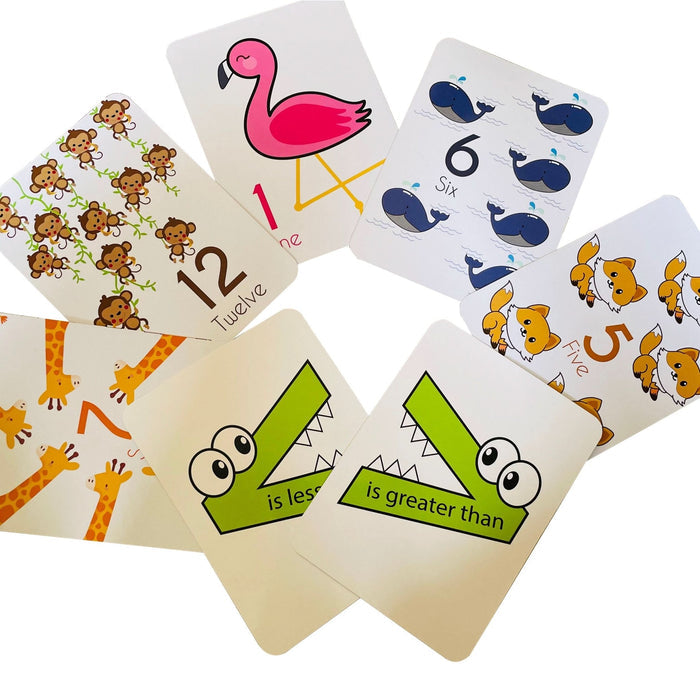 ZOOPLAY Number Flashcards and Counting Activity
