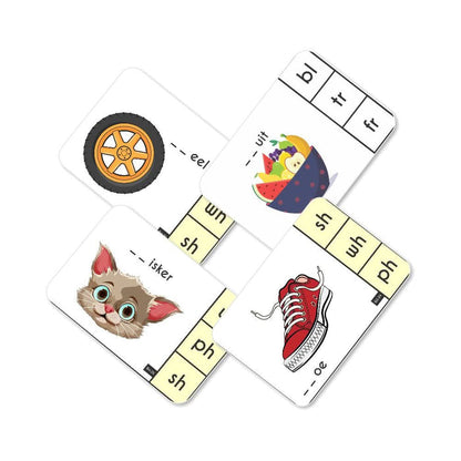 Phonics Blends and Diagraphs Activity Flashcards- Pack of 32