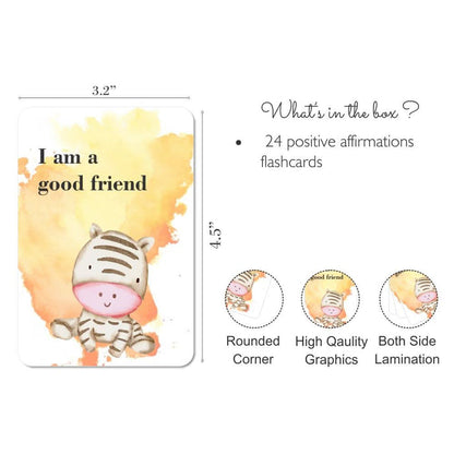 ZOOPLAY Positive Affirmations Flashcards