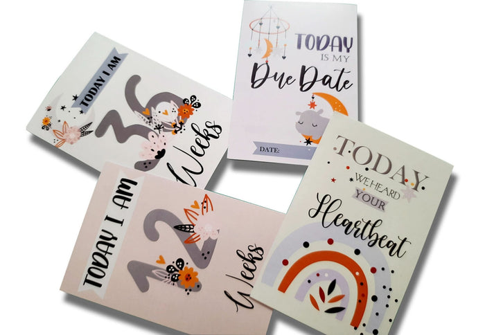 ZOOPLAY Pregnancy Milestones Flashcards- Pack of 24