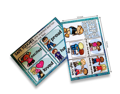 ZOOPLAY Safe and Unsafe Touch Flashcards