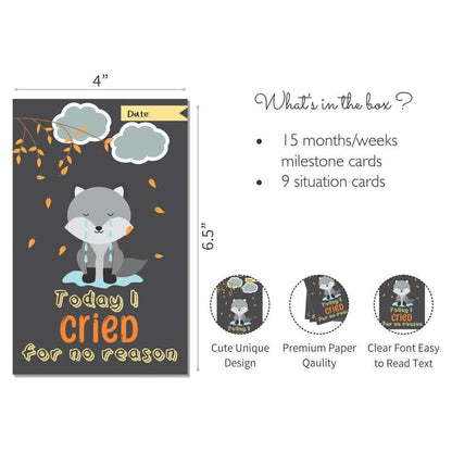 ZOOPLAY Toddler Milestone Cards - Pack of 24